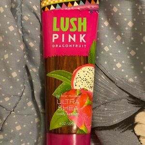 Lush pink dragonfruit lotion